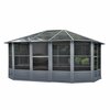 Gazebo Penguin Florence Solarium 12x15 Polycarbonate Roof 41215-32